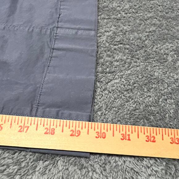 Duluth Trading Pants Womens 12 Gray Blue Summer Weight Chino Wide Leg Pants - Picture 10 of 11